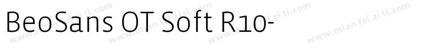 BeoSans OT Soft R10字体转换